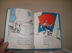 BOOKS: The Cat In The Hat HC Dr. Seuss 1957 61 Pages Shiny Cover Version