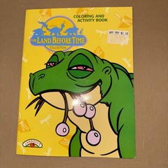 The Land Before Time Coloring & Activity Book, 1997 Unused