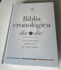 BIBLIA CRONOLOGICA REINA VALERA 1960 , DIA POR DIA , TAPA DURA