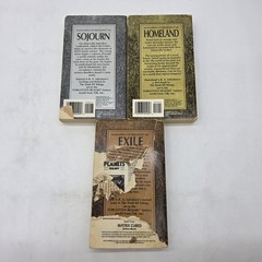 Vintage Dark Elf Trilogy Homeland Exile Sojourn Salvatore TSR PB Fantasy Lot 3