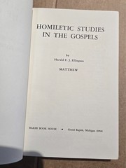3 Volume Set ~~Preacher’s Homiletic Library: Homiletic Studies in the Gospels~~