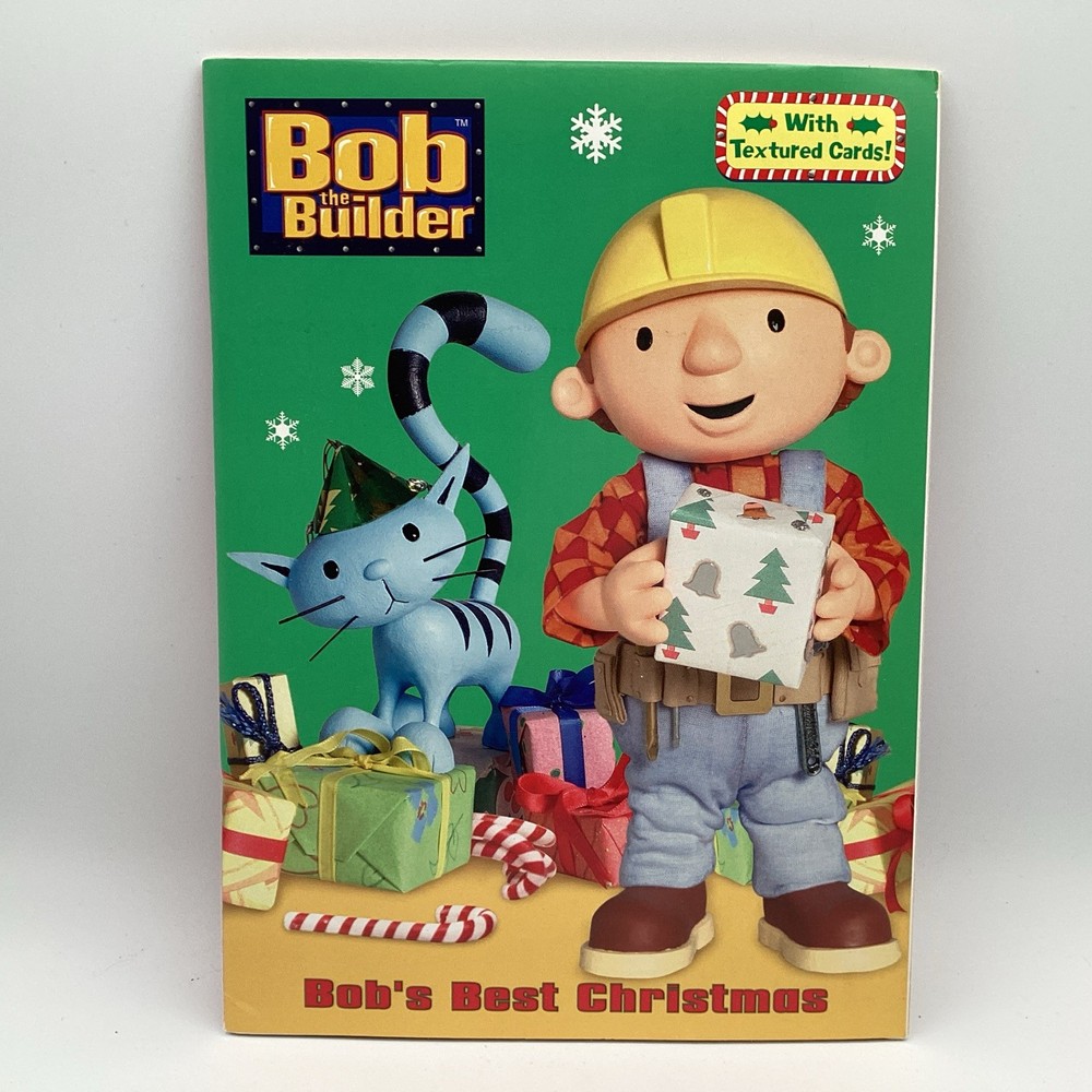 Bob the Builder Activity Book, Bob’s Best Christmas, Textured Cards, 2003