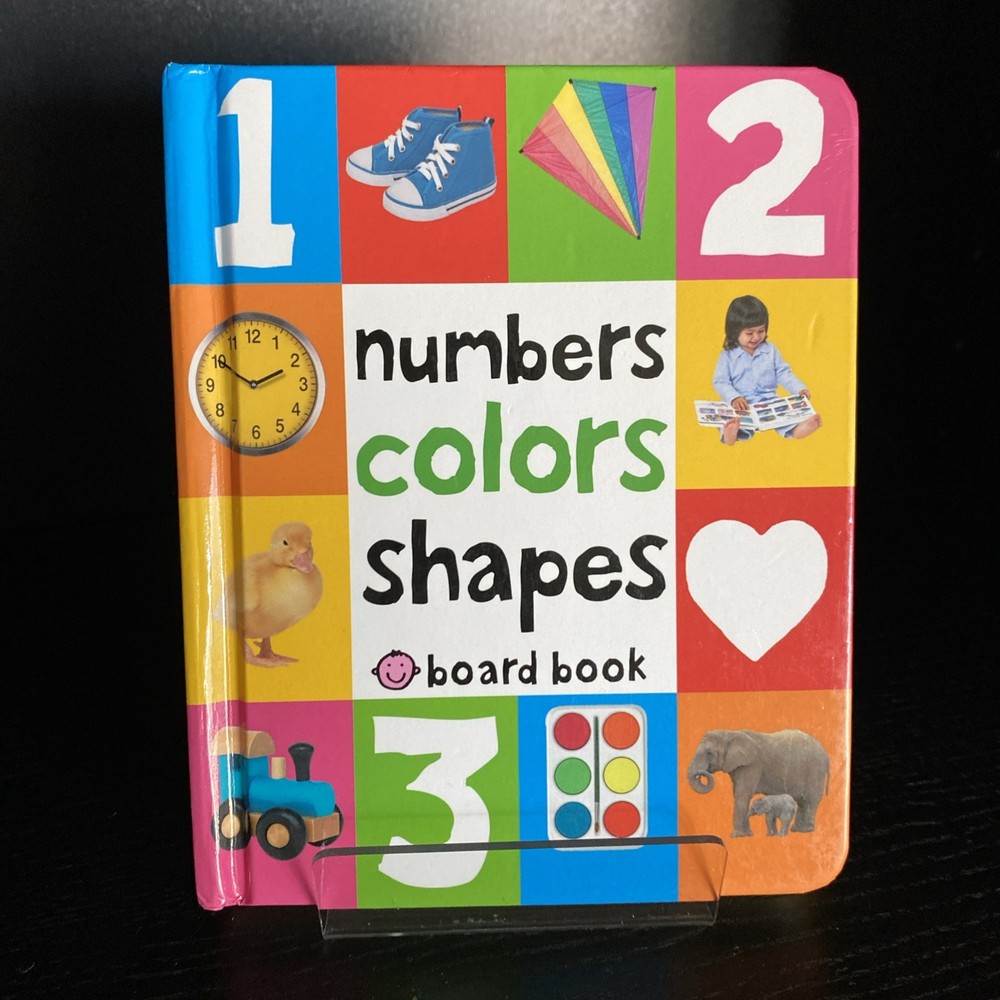 Numbers Colors Shapes (First 100) – Board book By Priddy, Roger – GOOD