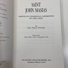 Mary Fabyan Windeatt 4 Book Lot Catholicism Saint John Masias Dominic Fatima TPB
