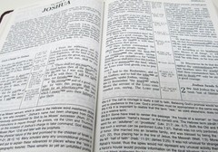 Key Word Study Bible KJV King James Red Leather 1991 AMG Publishers GC Free Ship