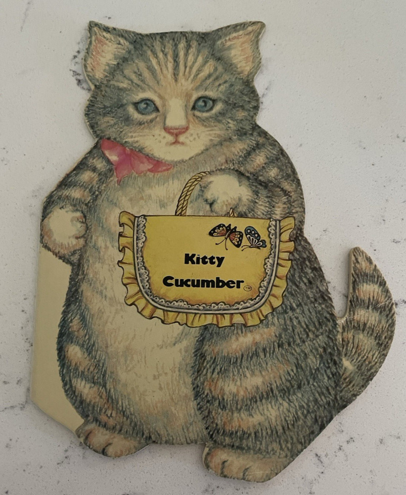 Vintage Kitty Cucumber Paperback Book by James Lillemoe, 13 Pages- in 1983, Rare