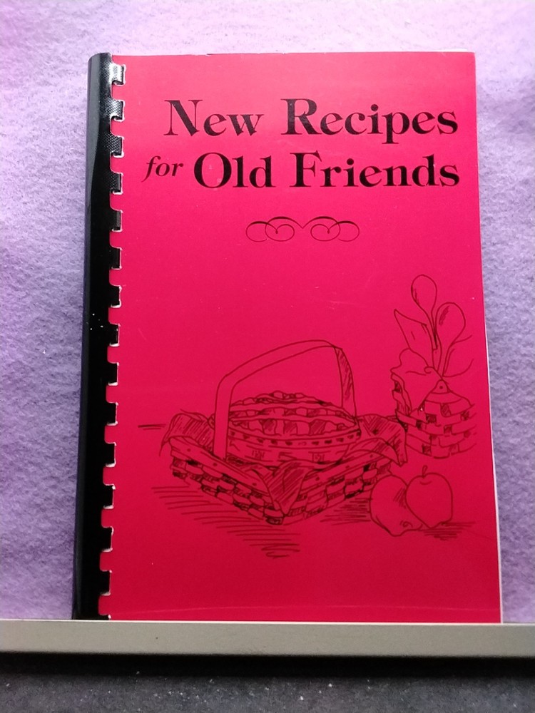 VTG 1998 New Recipes for Old Friends Spiral-Bound Cookbook By Morris Press