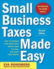 Small Business Taxes Made Easy, Second Edition – Paperback – GOOD