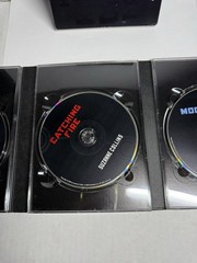 The Hunger Games Trilogy MP3 CDs Boxed Set & Stickers Suzanne Collins Audiobook