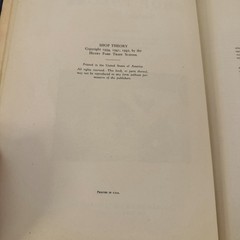 Shop Theory Revised Edition Hardcover McGraw-Hill Mechanical Engineering 1940’s
