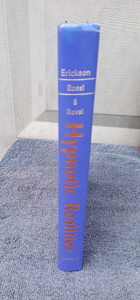 1976 HYPNOTIC REALITIES Hardcover Milton Erickson Clean Pages Fst Ship