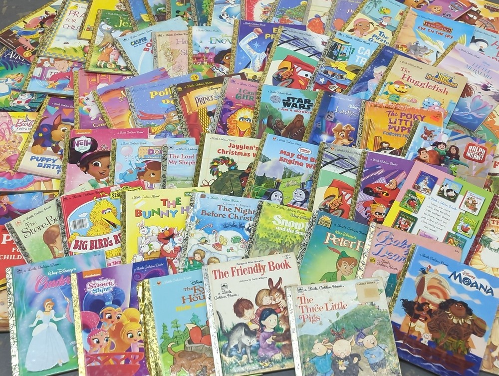 Little Golden Books Lot of 20 Mixed No Duplicates Bundle