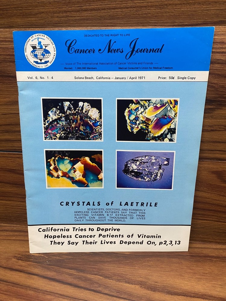 1971 Cancer News Journal Featuring Dr. Kelley Ecological Cancer Approach