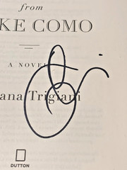 The View From Lake Como by Adriana Trigiani SIGNED 1st/1st HC DJ 2025 Romance