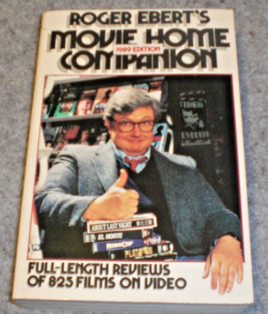 Roger Ebert’s 1989 Edition „Movie Home Companion”, 825 film reviews, 832 pages.
