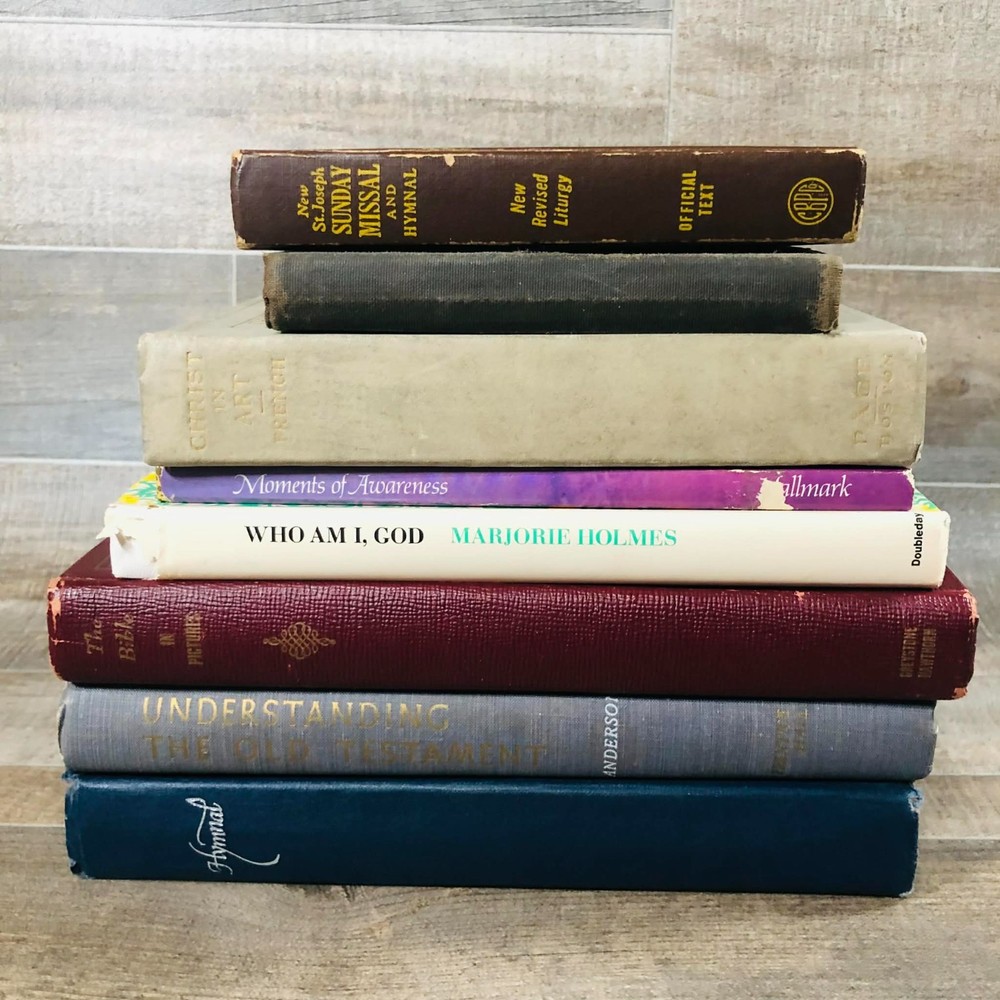 Religious Book Collection Lot of 8 Sunday Missal Hymnal Gospel Songs Christian