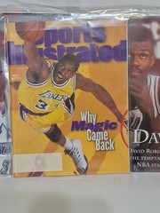 Lot of 11 Vintage Sports Illustrated Magazines NBA Mixed Years