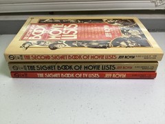 The Signet Book Of Movie Lists 1st 2nd TV Lists 1st Prints Jeff Rovin 1979 1982