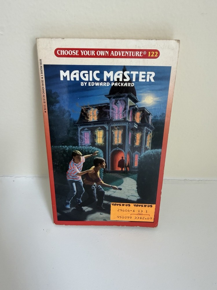 CHOOSE YOUR OWN ADVENTURE #122 MAGIC MASTER BY EDWARD PACKARD 1ST/1ST