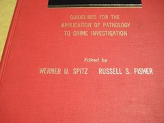 Medicolegal Investigation of Death: 2nd ed. hardcover 1980 Spitz + Fisher
