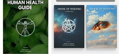 Book of Wisdom Volumes 1 & 2 by Harry B. Joseph & HUMAN HEALTH GUIDE 3 book set