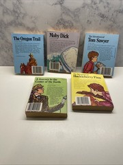 Lot of 5 Moby Books Illustrated Mini Classics Book Lot – Oregon, Moby, Tom, Finn