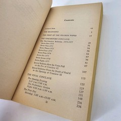 The Final Conclave Mass Market Paperbound Malachi Martin Paperback Book- Damaged