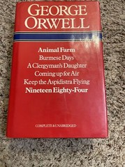 George Orwell Omnibus (Octopus/Heinemann 1976 Animal Farm, 1984 and more