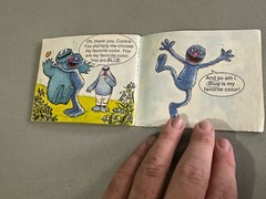 Grover’s Favorite Color Sesame Street Book 1977 1st Ed CTW Vintage Muppet