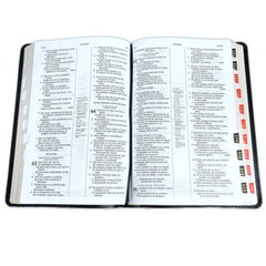 Biblia Scofield de Estudio Pastoral Reina Valera 1960 piel negro con indice