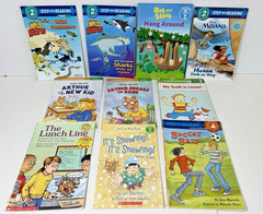 Level 2 Boys Readers Step Into Reading, I Can Read, Learning to Read Lot of 10