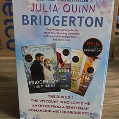 Julia Quinn Bridgerton 4-Book Box Set (Film/TV Adaptation)