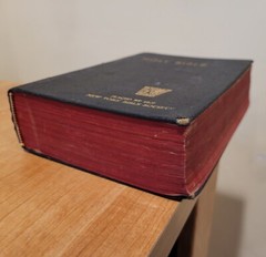 HOLY BIBLE New York Bible Society HARDCOVER National Bible Press VINTAGE