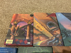 Harry Potter – Complete 7-Book HC Series Set w/ 2 Bonus Books – Rowling – RARE!