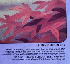 BAMBI Golden STICKER FUN 1988 Coloring Book Pre-Cut Stickers Lick Stick