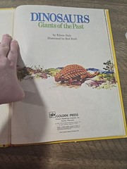 Dinosaurs Giants of the Past by Eileen Daly 1st Ed. 3rd Pr. Golden Press HC 1975