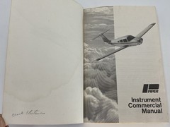 VTG 1979 Piper Commercial Pilot & Flight Briefers Manual & Workbook Lot Aviation