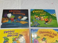 Froggy Books Ex-Lib Jonathan London Kids Picture Teacher Homeschool Reading HC