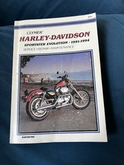 Harley-Davidson Sportster Evolution 883 1200 1991-1994 Clymer Repair Manual M429