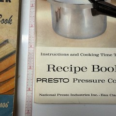Presto Pressure Cooker Recipe Books Lot – Models 403 404 406 & 1960s VTG Manuals