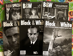 ( 6 ) Issues Black & White Photo Magazine Asst. 80, 81, 82, 96, 99 &110 EPH851