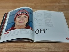 Hat Heads 1 Man &2 Knitting Needles Trona Anfinnsen 50 fun hat designs 175 pages