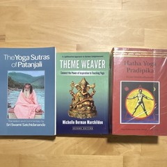 Yoga Book Lot: Sutras of Patanjali, Theme Weaver 2nd Ed, Hatha Pradipika