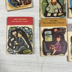 9 Vintage 1960 3 1/2” Little Books By Capital Publishing Cook Engineer Doctor A1