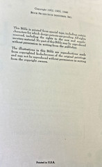 HOLY BIBLE Good Leader Authorized KJV 1952 Red Letter Leather Bound Gold Gilded
