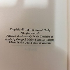 Civil War: Walk Like A Man by Donald Honig 1961 First Edition/Hardcover DJ