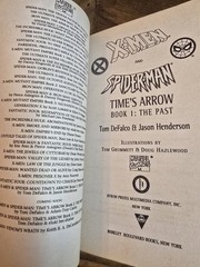 X-Men & Spider-Man Time’s Arrow Book 1 The Past Paperback Novel 1998 Marvel