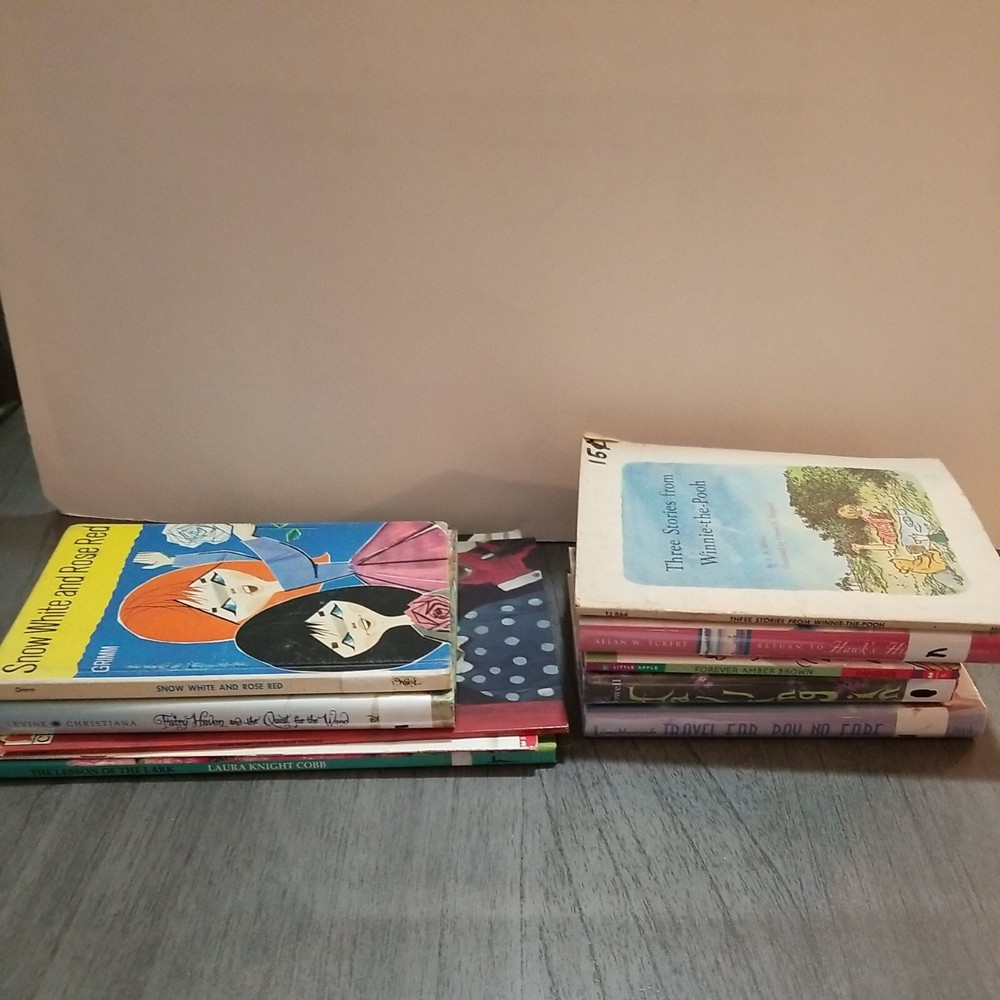 Lot of 10 Mixed Random Children’s Books and Young Adult Novels, Classic Stories