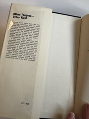 Other Tongues Other Flesh George Hunt Williamson 1965 HCDJ 1st UK UFO Contactee