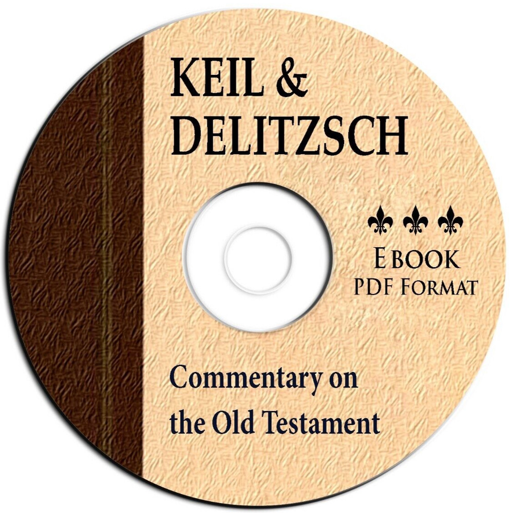 KEIL & DELITZSCH Bible Commentary-Old Testament-Complete 10 Volume Book Set-CD